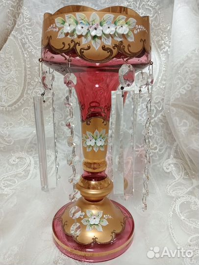 Статуэтка Богемия, ваза для сухих цветов