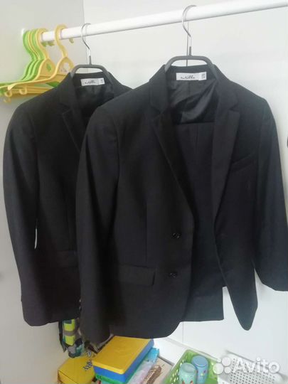 Школьный костюм для мальчика 128 черный