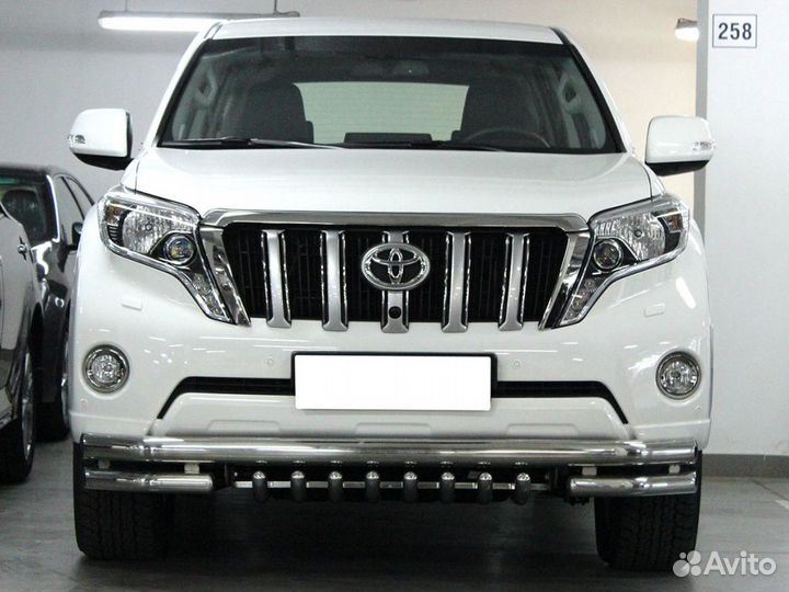 Защита бампера Акула Toyota Land Cruiser Prado