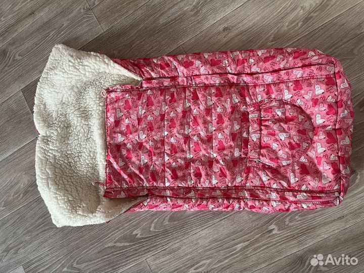 Зимний конверт в прогулочную коляску