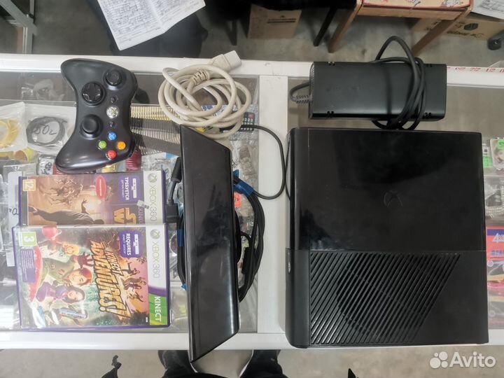 Xbox 360+кинект+диски