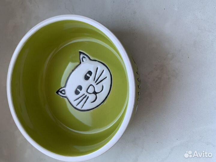Миска для кошек керамические