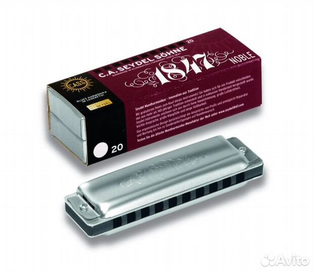16501A 1847 Noble A Губная гармошка, Seydel Sohne