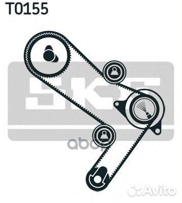 Комплект ремня грм vkma 02386 Skf