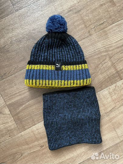 Комплект шапка и снуд детский