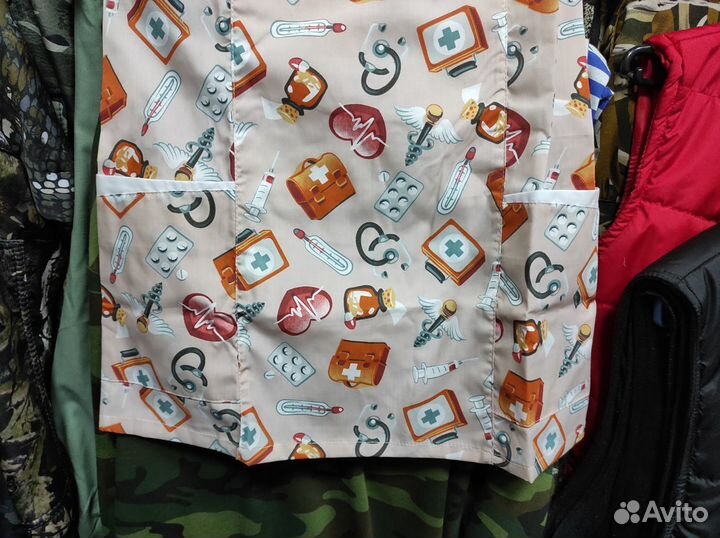 Костюм Хирургический Женский Розовый Принт