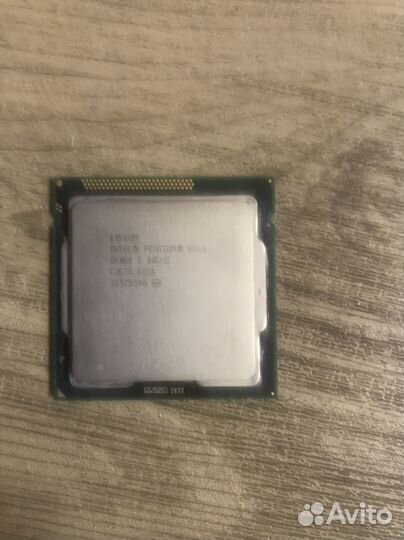Процессор intel pentium G860