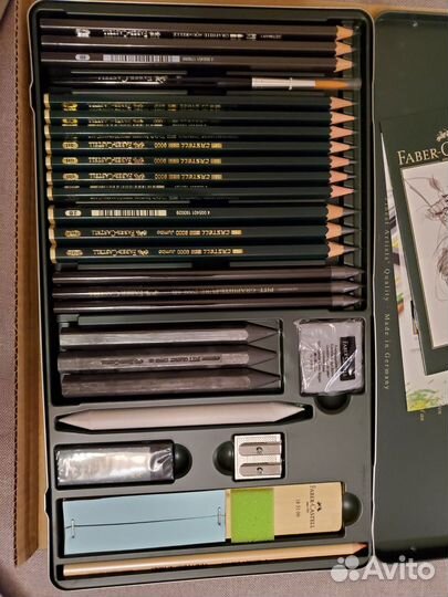 Новые Карандаши чернографитные Faber- Castell Pitt