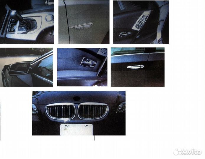 BMW E60 хромированные накладки