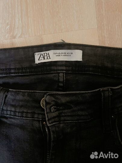 Джинсы zara мужские 42