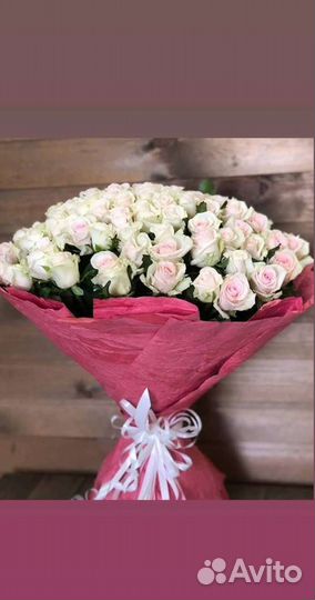 Розы-101шт-50см-за 5000.Доставка по крд 24 часа