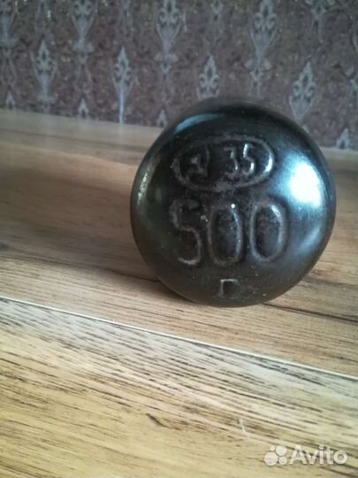 Гиря серп и молот СССР керамика 500 гр