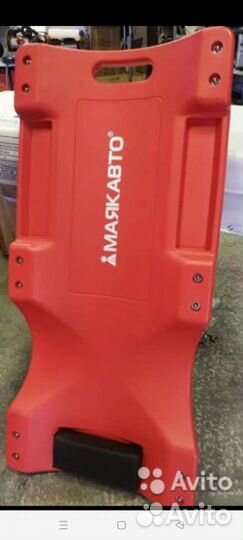 Подкатной лежак пластик 90см набор 2