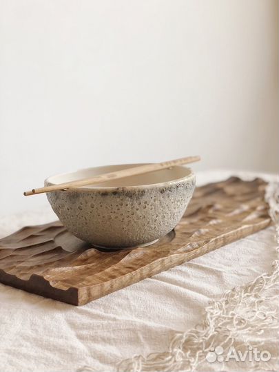 Комплект: Доска для подачи и плошка