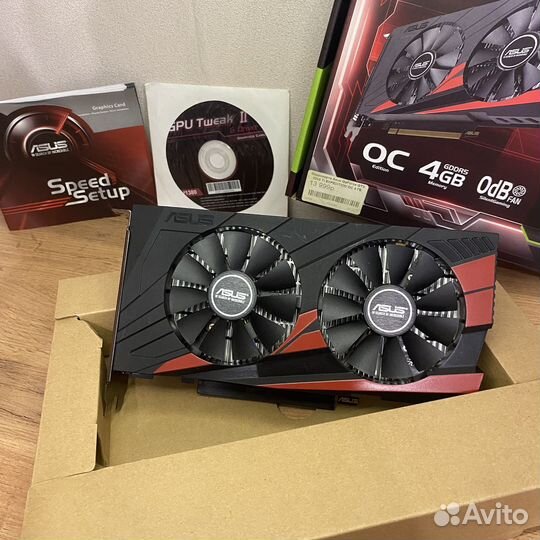 Видеокарта gtx 1050 ti asus Пломба Коробка