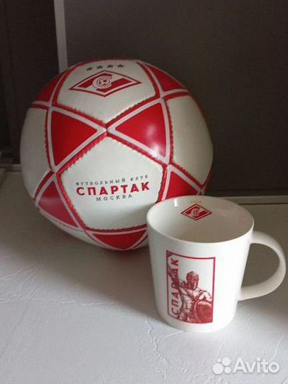 Футбольный мяч Спартак+кружка