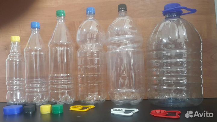 Бутылки пластиковые пэт