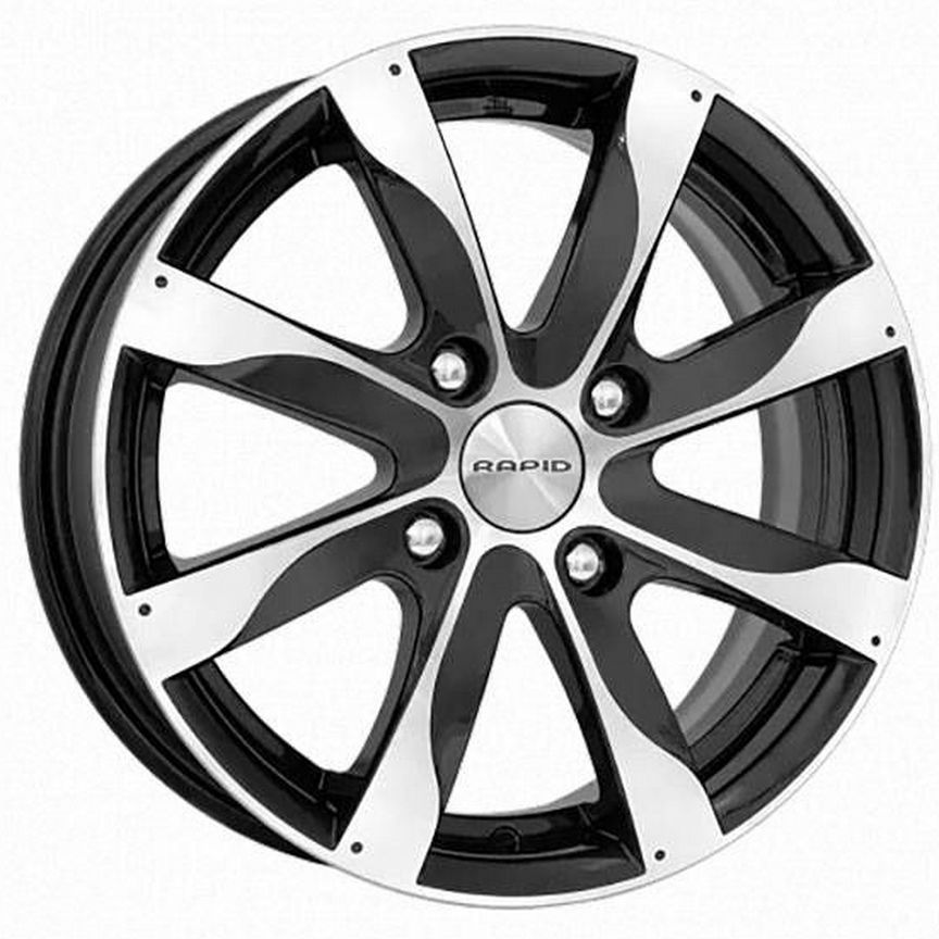 Диски K&K Джемини 5.5x14 4x100 ET45 D56.1 Алмаз черный