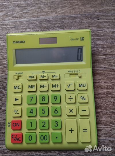 Калькулятор casio gr 12