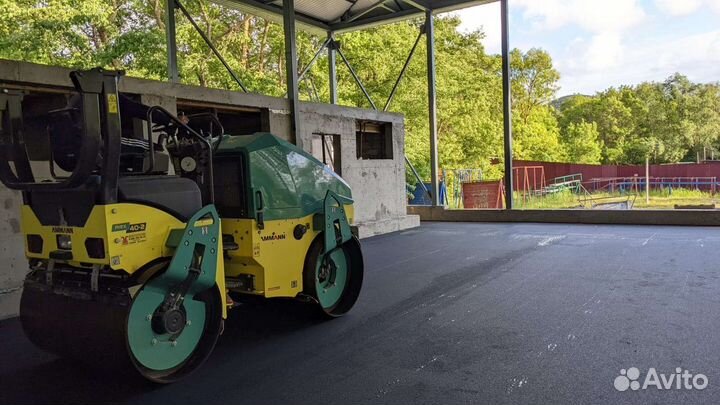 Асфальтирование, укладка асфальта и плитки