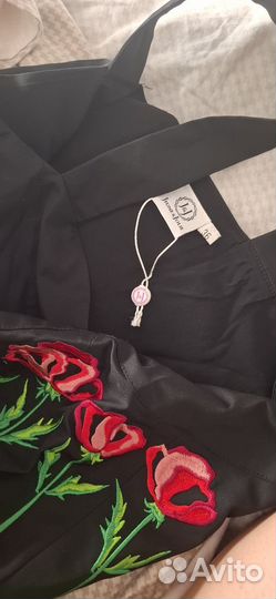 Платье сарафан с вышивкой