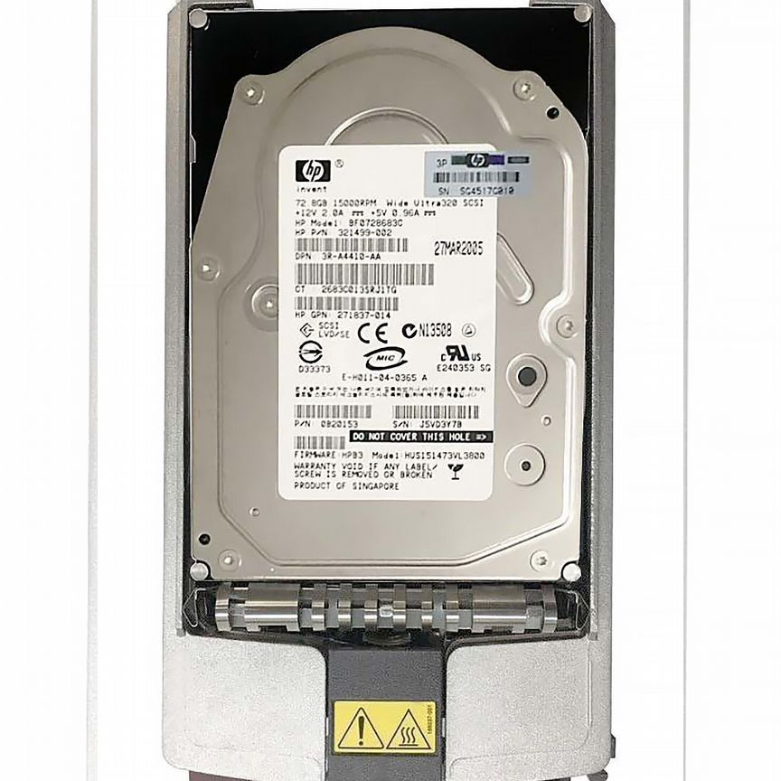 [321499-002] Жесткий Диск Hp Bf0728683c 72,8gb U320scsi 3.5" 321499-002