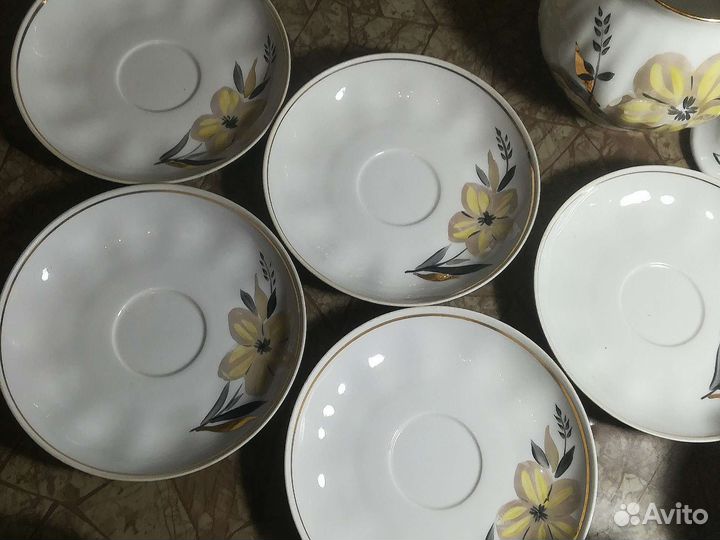 Сервиз чайный Дулево костяной фарфор