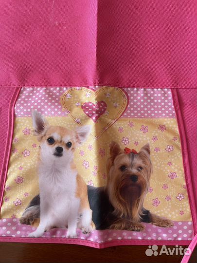 Фартук детский, с Чихуахуа и Йорком, 2 шт