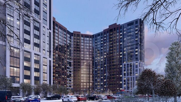 Квартира-студия, 27,5 м², 12/20 эт.