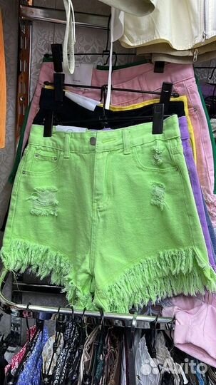Новые джинсовые шорты 44р