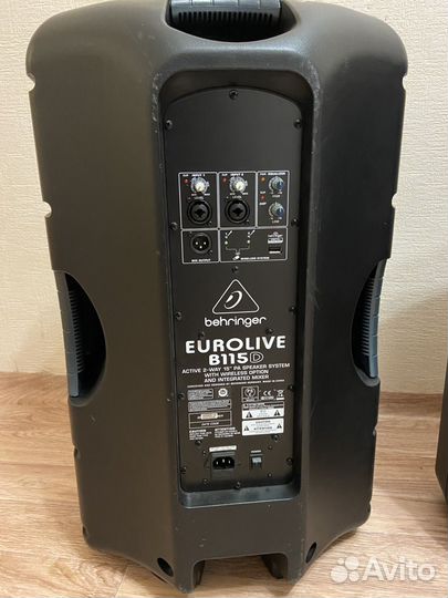 Активные колонки behringer euroline B115d 2шт