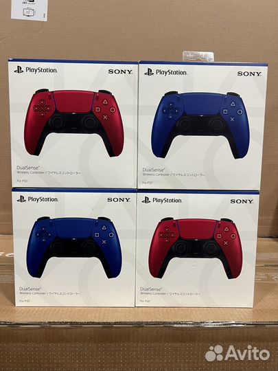 Геймпад dualsense ps5 cobalt blue, volcanic red