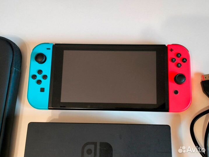 Nintendo switch rev2 прошитая 64 gb