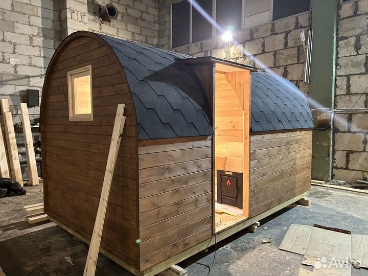 Баня бочка под ключ от производителя