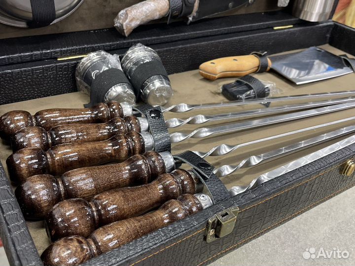 Набор шампуров в дипломате 