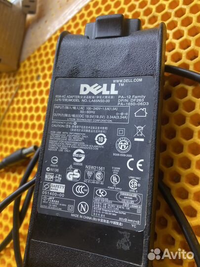 Оригинальный блок питания dell Ноутбука