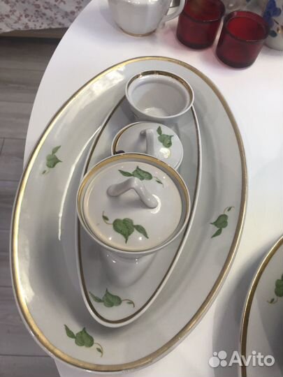 Столовый сервиз сирень дулево