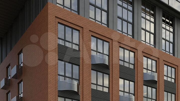 1-к. квартира, 45,7 м², 3/23 эт.