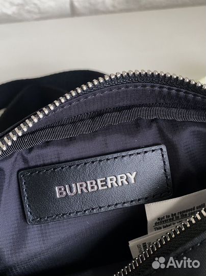 Сумка Burberry Cannon Black поясная оригинал