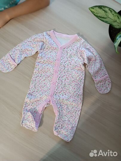 Вещи пакетом на девочку новорожденную