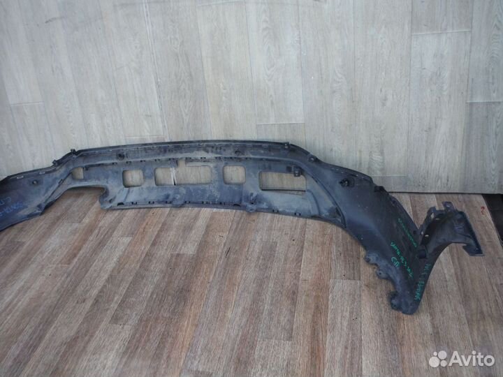 Юбка заднего бампера hyundai Santa Fe 3 2016