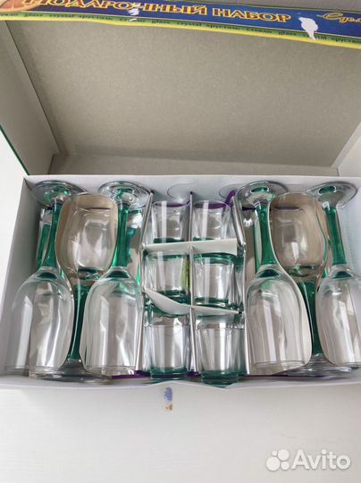 Бокалы фужеры рюмки