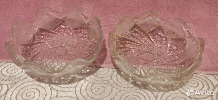 Хрустальные вазы, графины СССР