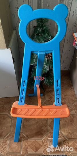 Мольберт доска магнитная чемодан и набор для тв-ва