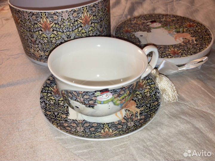 Подарочный набор посуды чайная пара фарфор