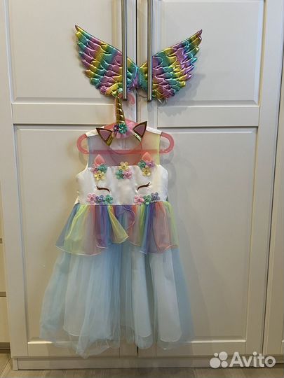 Платье единорог, 116-120