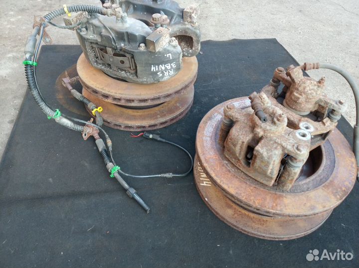 Суппорта Brembo 4-pot + TRW Range Rover Sport L320