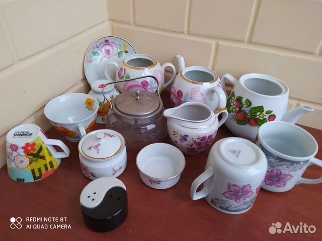 Часть чайных сервизов. Винтаж. СССР