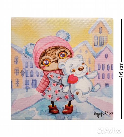 Жикле Снежный город 16х16 A2140299