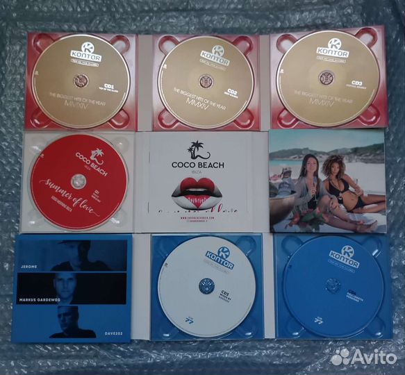 CD фирменные. Kontor, Pakito, DJ Quicksilver